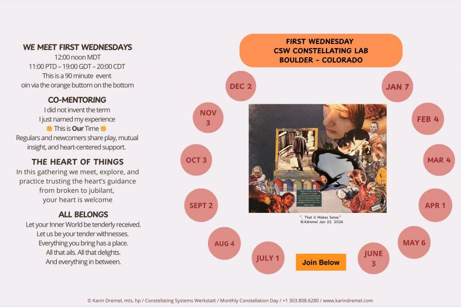 First Wednesdays Systems Constellating Lab (english/online)
